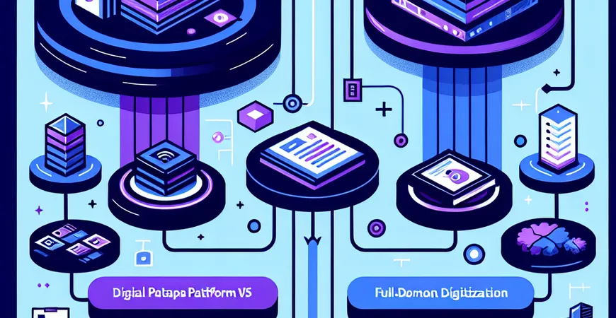 数字化平台 vs ERP：企业全域数字化的 2 条核心路径